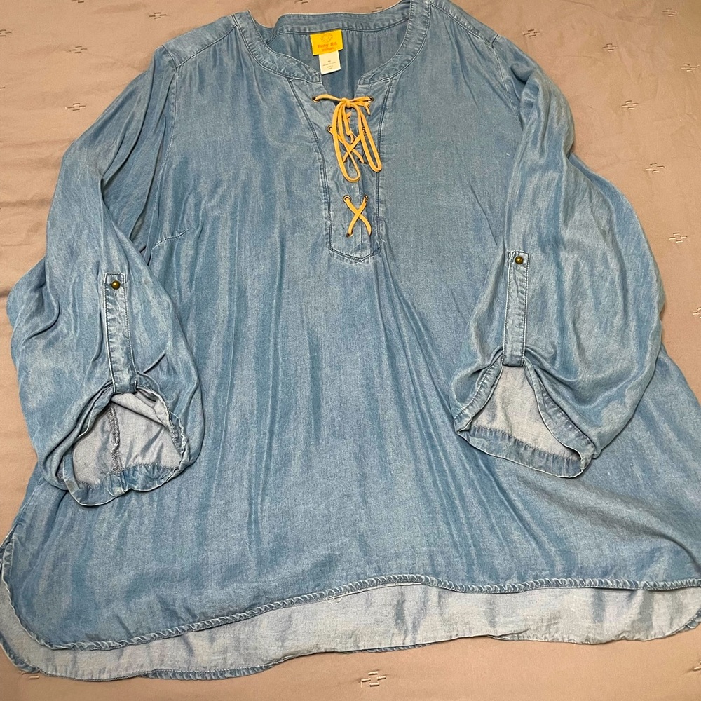 Ruby Rd. denim style tunic
